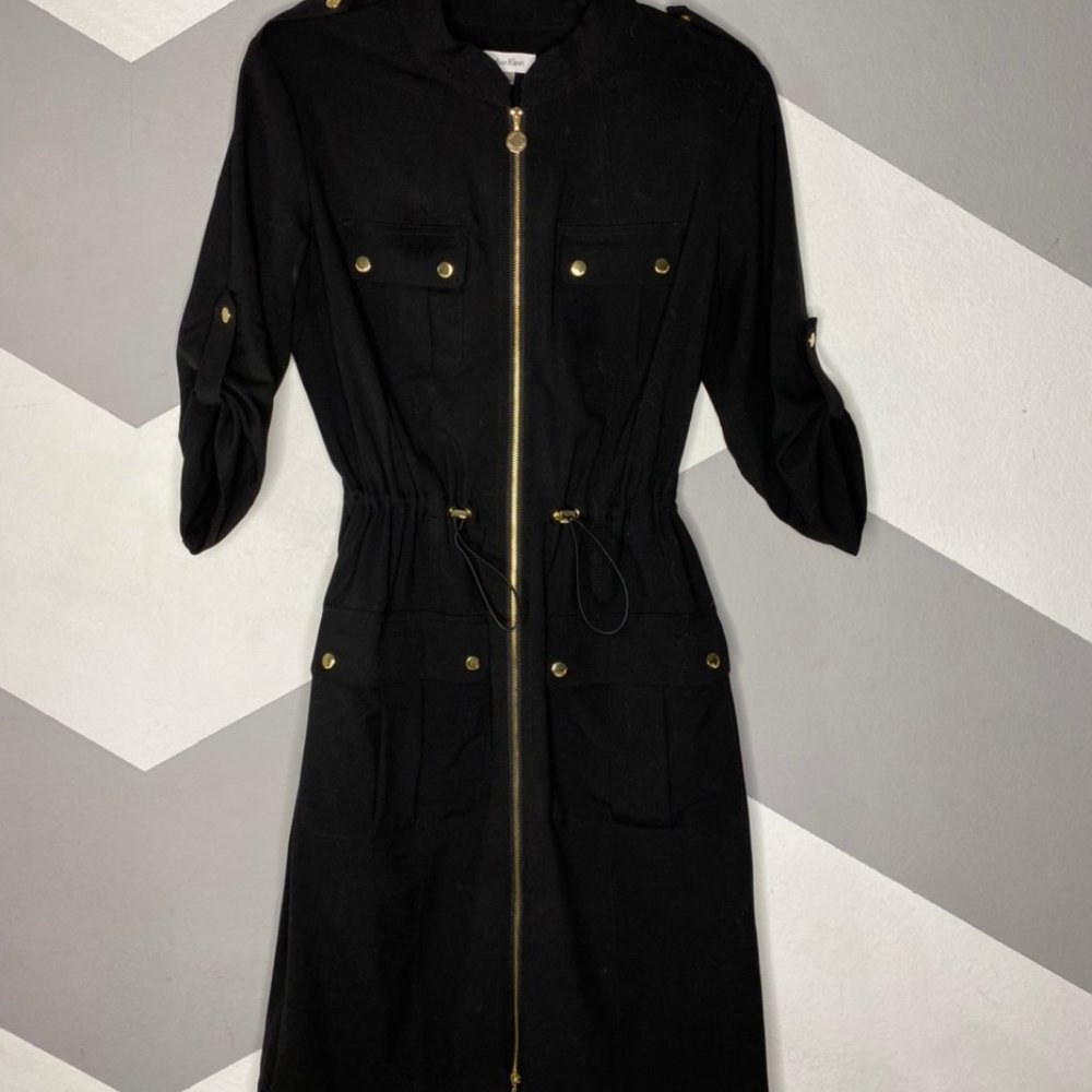CALVIN KLEIN zipper dress